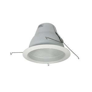 Nora NTM-513W 5 inch White Airtight Baffle Cone w/ White Flange