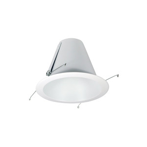 Nora NTM-710WAL 6 inch Airtight Galvanized Iron Cone Reflector, White
