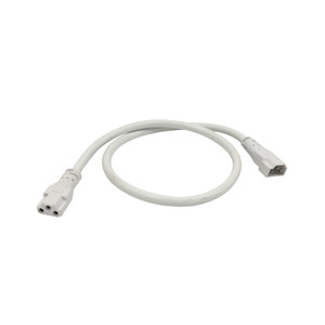 Nora NUA-912W 12 inch Jumper Cable for NUDTW-98, White Finish