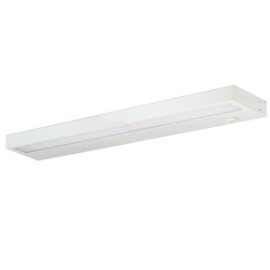 Nora NUD-8822/30WH 22 inch LEDUR Under Cabinet with Dedicated CCT (3000K), 360lm/ft, 12W, White Finish