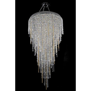 Tenuta Luxury Crystal Pendant – Polished Chrome