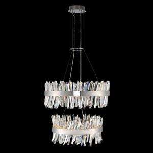 Glacier Luxury Crystal Pendant – Polished Chrome