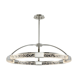 Athena Luxury Crystal Pendant – Polished Nickel