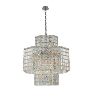 Livelli Luxury Crystal Pendant – Polished Chrome