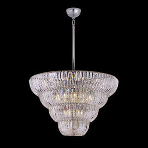 Fontana Luxury Crystal Pendant – Polished Chrome