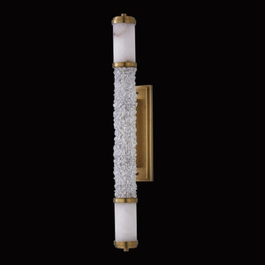 Tubo Luxury Crystal Bath Light – True Brass