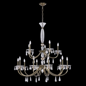 Passo Luxury Crystal Chandelier – Polished Silver