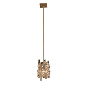 Vermeer Luxury Crystal Mini Pendant – Polished Chrome