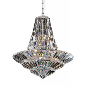 Armanno Luxury Crystal Pendant – Polished Chrome