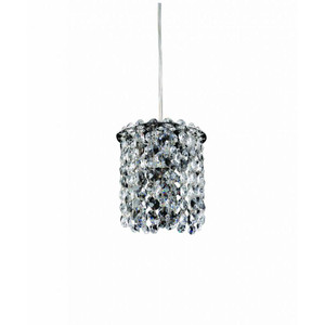 Milieu Luxury Crystal Mini Pendant – Polished Chrome