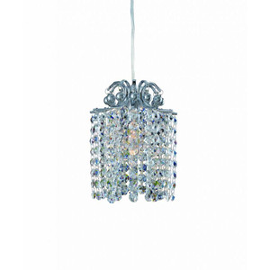 Milieu Luxury Crystal Mini Pendant – Polished Chrome