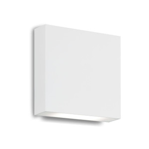 Mica 6-in White LED All terior Wall