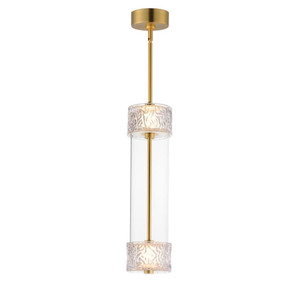 Elysian 5.5 Inch Single Pendant – Natural Aged Brass – E11082-124NAB
