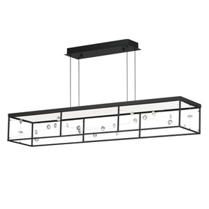 Entanglement 10 Inch Linear Pendant – Black – E21256-20BK