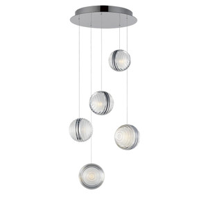 15 Inch Pendant – Polished Chrome