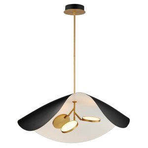 32 Inch Pendant – Black / Gold