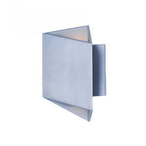 7 Inch Outdoor Wall Light – Satin Aluminum