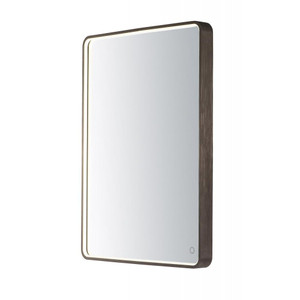 23.75 Inch Lighted Mirror – Anodized Bronze