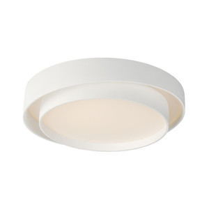 24 Inch Flush Mount – White