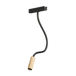 Continuum 1 Inch Track Light – Black / Gold – ETL21216-BKGLD