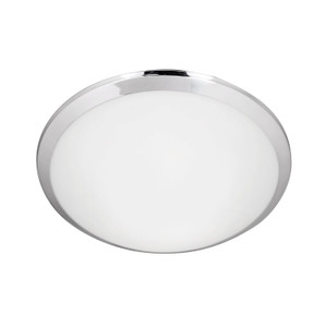 Malta 12-in Chrome LED Flush Mount