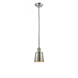 Addison - 1 Light - 5 inch - Polished Nickel - Cord hung - Mini Pendant
