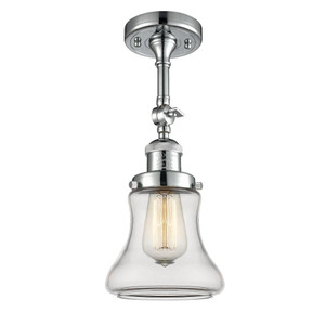 Bellmont - 1 Light - 6 inch - Polished Chrome - Adjustable Semi-Flush Mount