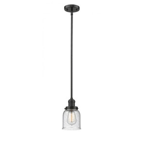Bell - 1 Light - 5 inch - Oil Rubbed Bronze - Stem Hung - Mini Pendant