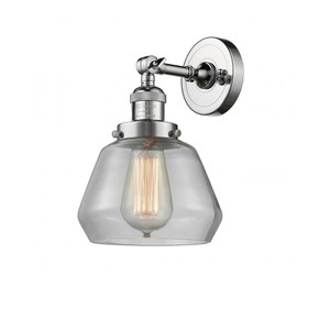 Fulton - 1 Light - 7 inch - Polished Chrome - Adjustable Sconce