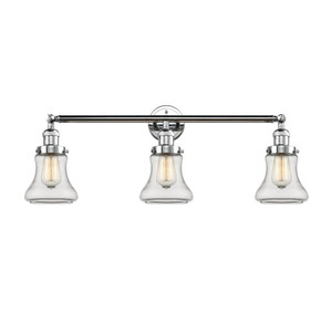 Bellmont - 3 Light - 30 inch - Polished Chrome - Bath Vanity Light