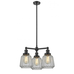 Chatham - 3 Light - 24 inch - Oil Rubbed Bronze - Stem Hung - Chandelier