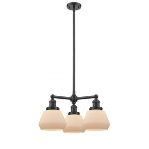 Fulton - 3 Light - 22 inch - Oil Rubbed Bronze - Stem Hung - Chandelier