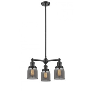 Bell - 3 Light - 19 inch - Oil Rubbed Bronze - Stem Hung - Chandelier