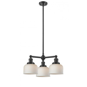 Bell - 3 Light - 22 inch - Oil Rubbed Bronze - Stem Hung - Chandelier