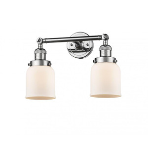 Bell - 2 Light - 16 inch - Polished Chrome - Adjustable Bath Vanity Light