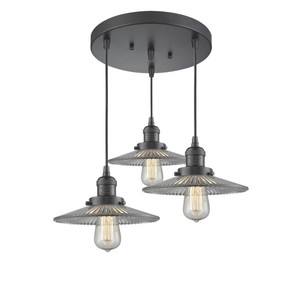 Halophane 3 Light Multi-Pendant