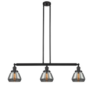 Fulton - 3 Light - 39 inch - Oil Rubbed Bronze - Stem Hung - Adjustable Island Light