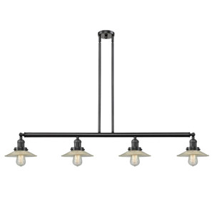 Halophane - 4 Light - 53 inch - Oil Rubbed Bronze - Stem Hung - Island Light
