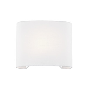 ADA Wide Oval Fabric Wall Sconce
