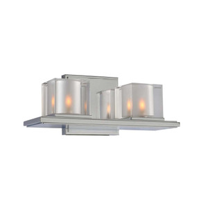 Naples 13 Inch Bath Vanity Light – Satin Nickel – 306432CH