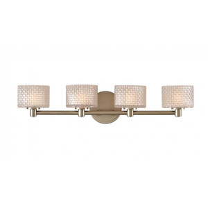 Willow 26 Inch Bath Vanity Light – Satin Nickel – 315534SN