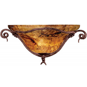 Vine 17 Inch Wall Sconce – Bark – 3496BA/PS08