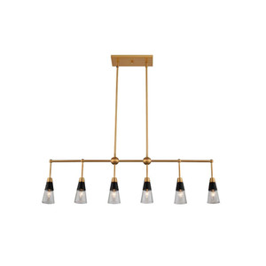 Ponti 41 Inch Wall Sconce – Matte Black w New Brass – 513161BNB