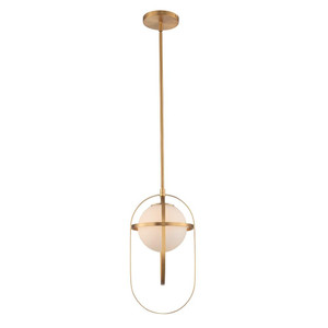 Lennox 9 Inch Pendant – New Brass – 513311NB
