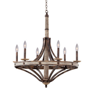 Coronado 30 Inch Chandelier – Florence Gold – 7046FG
