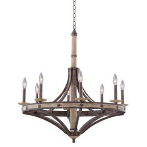 Coronado 32 Inch Chandelier – Florence Gold – 7049FG