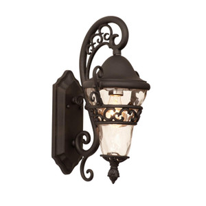 Anastasia Outdoor 10 Inch Wall Lantern – Textured Matte Black – 9411MB