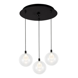 Bolla, Multi Pendant, 11.88" – Black – MP3106BK-03