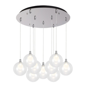 Bolla, Multi Pendant, 19.62" – Chrome – MP3106CH-09