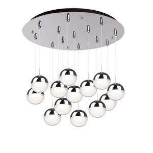 Pluto, Multi Pendant, 23.75" – Chrome – MP402801CH-13